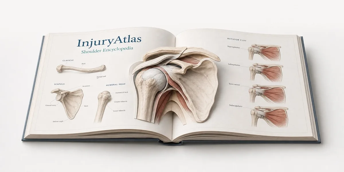 Open InjuryAtlas shoulder encyclopedia with detailed anatomical illustrations