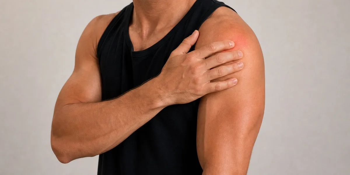 Person preparing to begin a guided musculoskeletal recovery program