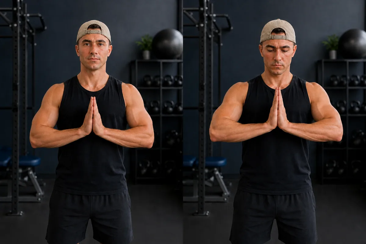 Start and finish demonstration of Pec Isometric Press
